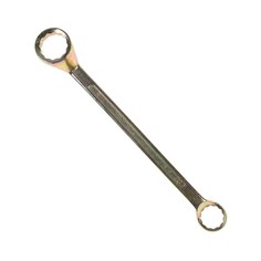 Ключ накидной коленчатый tundra, желтый цинк, 27 х 32 мм