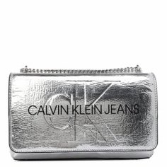 Клатч CALVIN KLEIN JEANS K60K607620 серебряный