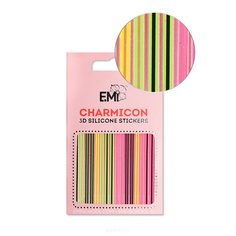 Domix, Cиликоновые стикеры шармиконы Charmicon 3D Silicone Stickers Charmicon 3D Silicone Stickers №129 Неоновые линии EMI