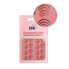 Domix, Cиликоновые стикеры шармиконы Charmicon 3D Silicone Stickers Charmicon 3D Silicone Stickers №115 Лунулы золото EMI