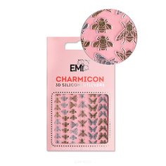 Domix, Cиликоновые стикеры шармиконы Charmicon 3D Silicone Stickers Charmicon 3D Silicone Stickers №110 Насекомые EMI