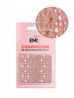 Domix, Cиликоновые стикеры шармиконы Charmicon 3D Silicone Stickers Charmicon 3D Silicone Stickers "Chic" №10 EMI
