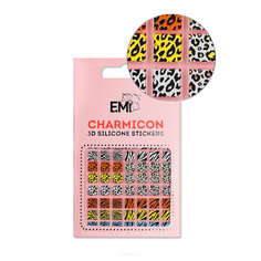 Domix, Cиликоновые стикеры шармиконы Charmicon 3D Silicone Stickers Charmicon 3D Silicone Stickers №130 Зебра EMI