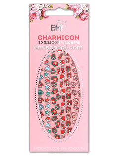 Domix, Cиликоновые стикеры шармиконы Charmicon 3D Silicone Stickers Charmicon 3D Silicone Stickers №70 Merry Christmas EMI