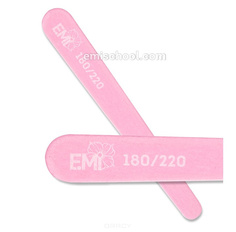 Domix, Мини-пилка деревянная, розовая 180/220 EMI