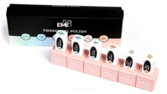 Domix, Набор гель-лаков Twinny, 6х9 мл EMI