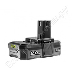 Набор аккумулятор (18 в; 2.0 ач; li-ion) + зарядное устройство rc18115-120vse ryobi 5133004897