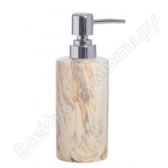 Дозатор для жидкого мыла vanstore бежевый мрамор 401-03