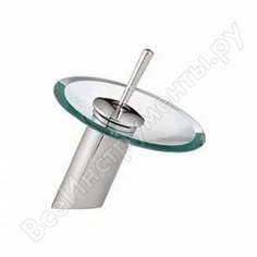 Смеситель для умывальника ledeme 16 см прозрачное стекло l1055-2 89274