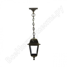 Подвесной светильник-фонарь apeyron бронза, прозрачное стекло 11-13бр