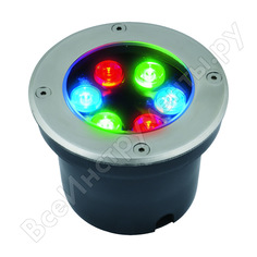 Светодиодный уличный светильник uniel ulu-b11a-6w/rgb ip67 grey ul-00006821
