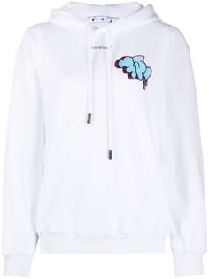 Off-White худи с принтом Graffiti