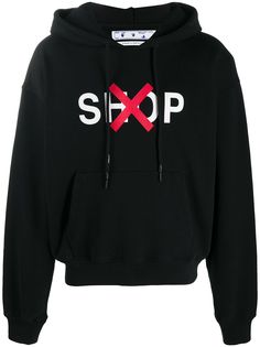 Off-White худи с графичным принтом