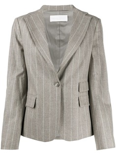Fabiana Filippi полосатый блейзер с карманами