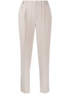 Brunello Cucinelli зауженные брюки с эластичным поясом