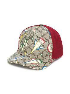 Gucci Kids бейсболка с монограммой
