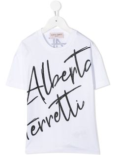 Alberta Ferretti Kids футболка с логотипом