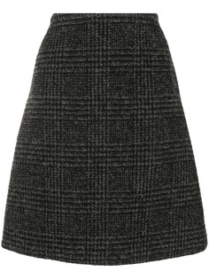 Proenza Schouler клетчатая юбка А-силуэта