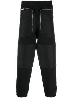 Heron Preston спортивные брюки с молниями