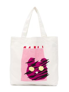 Marni Kids сумка-тоут с принтом