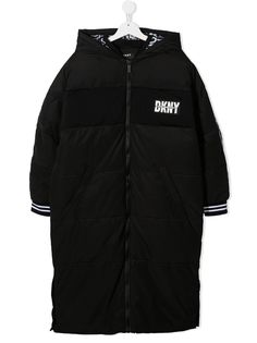 Dkny Kids длинный пуховик