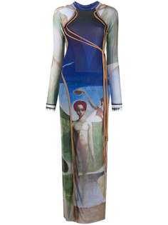 Ottolinger платье миди с графичным принтом
