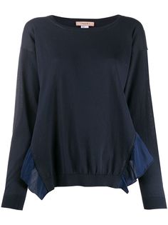 Twin-Set джемпер тонкой вязки с оборками