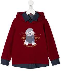 Lapin House двухслойная толстовка с капюшоном