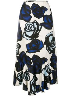 Marni жаккардовая юбка с принтом
