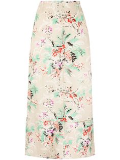 colville юбка миди с цветочным принтом