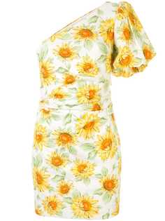 BEC + BRIDGE платье на одно плечо с цветочным принтом