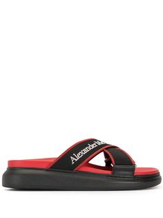 Alexander McQueen шлепанцы Oversized Hybrid