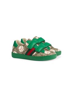 Gucci Kids кроссовки Ace с узором GG и принтом