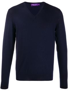 Ralph Lauren Purple Label джемпер с V-образным вырезом
