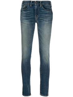 Ralph Lauren RRL джинсы скинни средней посадки с эффектом потертости