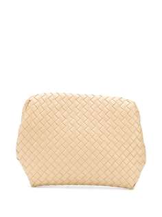 Bottega Veneta дутый клатч с плетением Intrecciato