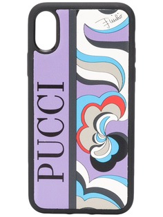 Emilio Pucci чехол для iPhone X с абстрактным принтом