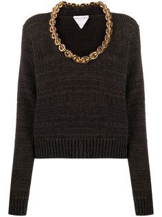 Bottega Veneta джемпер с цепочкой