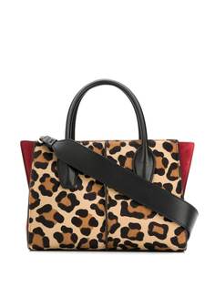 Tods сумка-тоут Lee с леопардовым принтом Tod’S