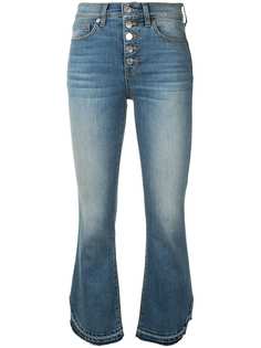 Veronica Beard укороченные расклешенные джинсы