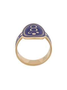 Foundrae кольцо Karma из желтого золота с бриллиантом