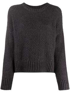 P.A.R.O.S.H. джемпер с круглым вырезом и декоративной строчкой