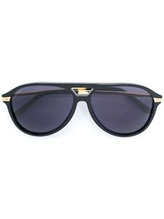 Cartier Eyewear затемненные солнцезащитные очки-авиаторы