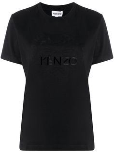 Kenzo футболка с вышивкой Tiger