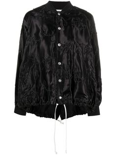 Comme Des Garçons Girl объемная куртка-бомбер с вышивкой