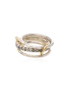 Spinelli Kilcollin кольцо Petunia из желтого золота и серебра с бриллиантами