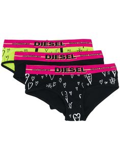 Diesel комплект из трех трусов-брифов UFPN-Oxy