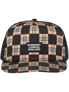 Burberry кепка из материала ECONYL® в клетку