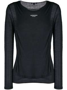 Ann Demeulemeester легкий джемпер с логотипом