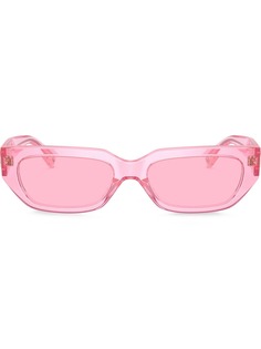 Valentino Eyewear солнцезащитные очки в прямоугольной оправе с логотипом VLogo